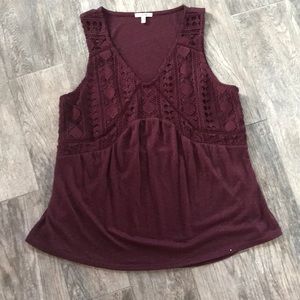 Maurices Lace Tank top